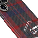 Samsung Galaxy S24 Ultra Uyumlu Kılıf Ekose Desenli Youngkit Gezhi Serisi Kapak - 7