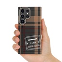 Samsung Galaxy S24 Ultra Uyumlu Kılıf Ekose Desenli Youngkit Gezhi Serisi Kapak - 9