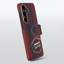 Samsung Galaxy S24 Uyumlu Kılıf Ekose Desenli Youngkit Gezhi Serisi Kapak - 8