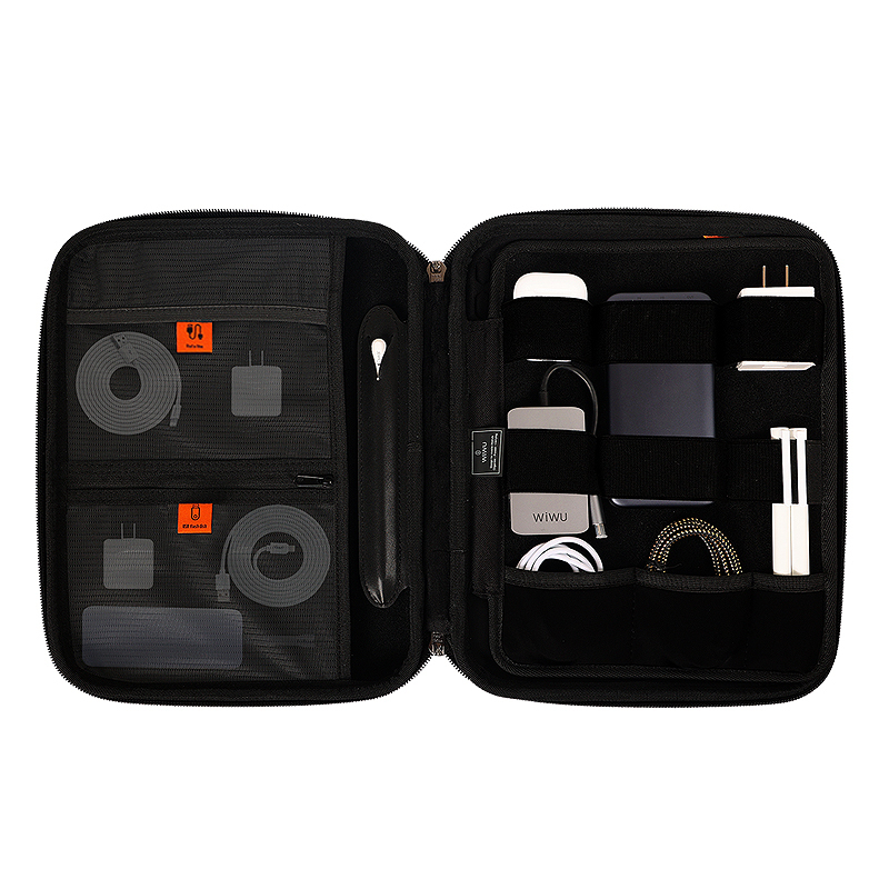 Wiwu Parallel Hardshell Serisi Darbe Emici Su Geçirmez 900D Polyester Kumaş 12.9 inç Laptop Çantası - 2