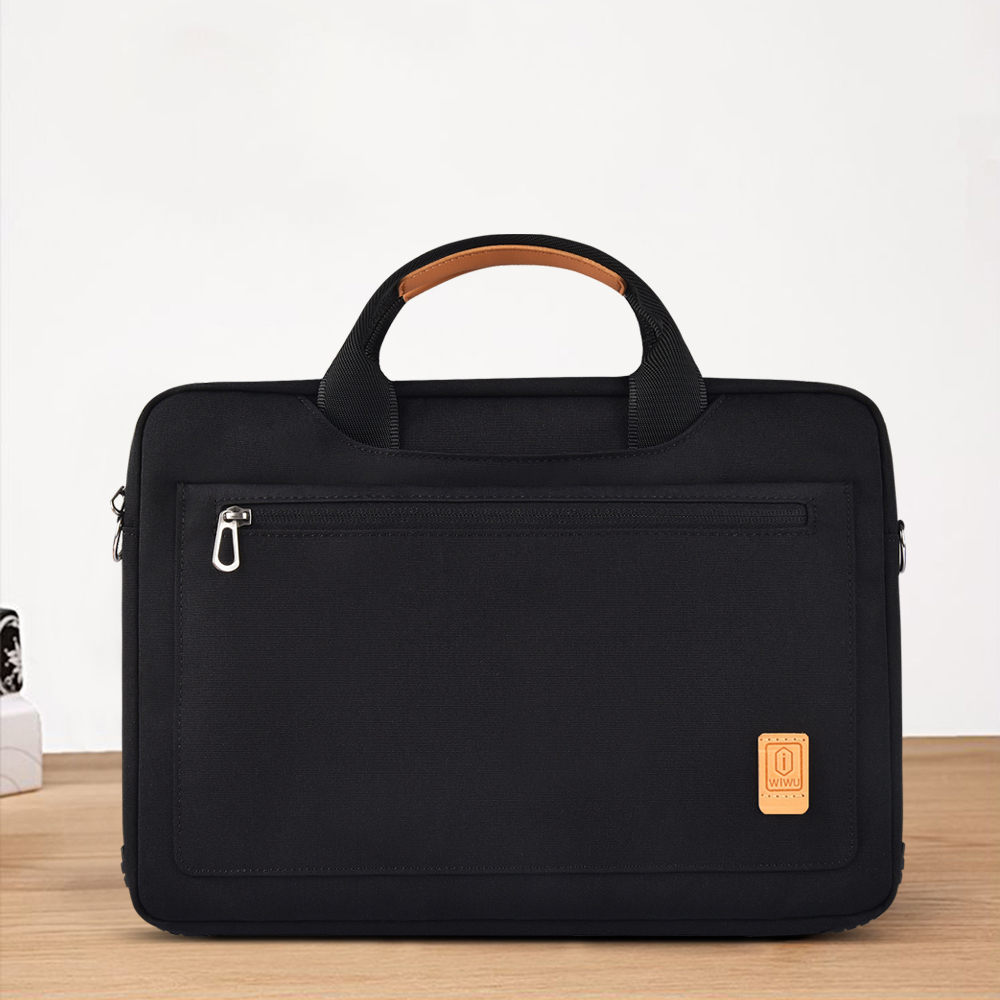 Wiwu Pioneer Pro Serisi Su Geçirmez Polyester Kumaş Omuz Askılı 14 inç Laptop Çantası - 2