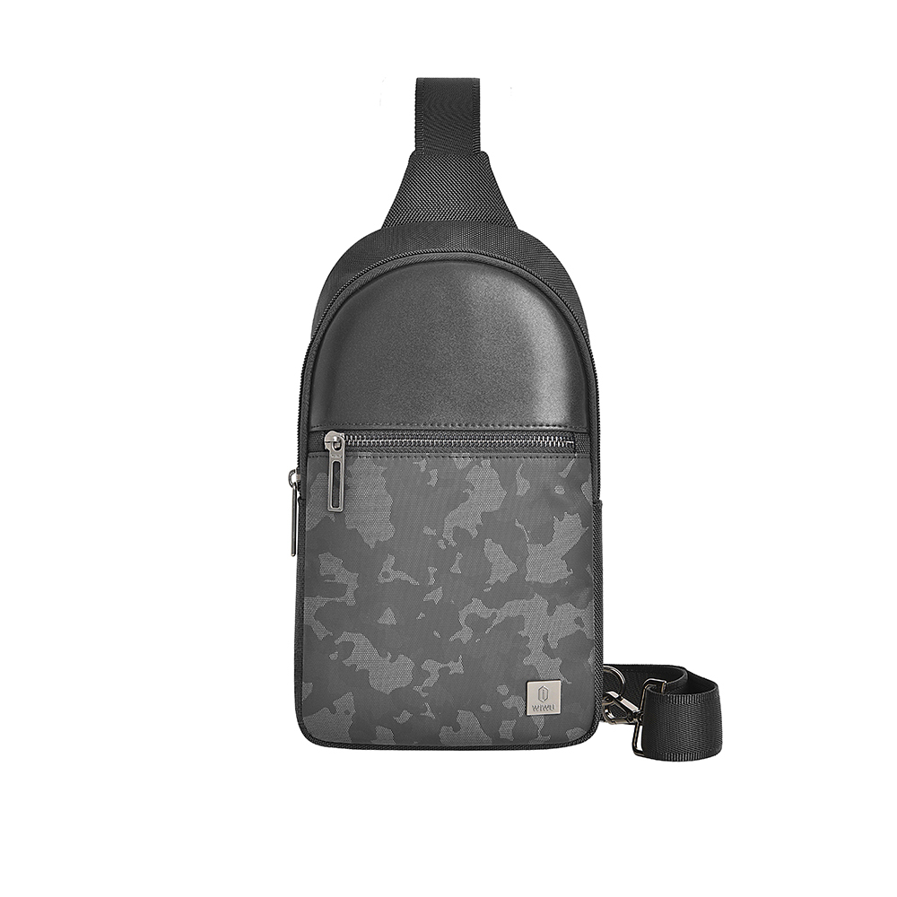 Wiwu Salem Serisi Crossbody Su Geçirmez Polyester Kumaş Omuz Askılı Çapraz Vücut Çantası - 1