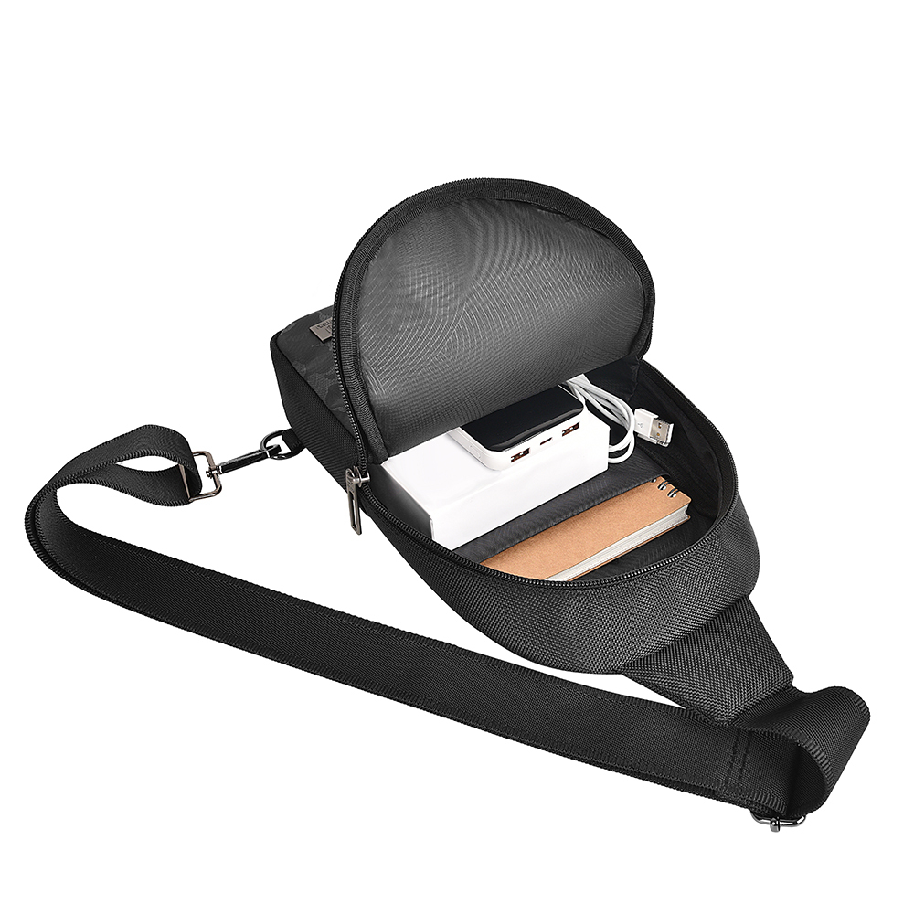 Wiwu Salem Serisi Crossbody Su Geçirmez Polyester Kumaş Omuz Askılı Çapraz Vücut Çantası - 4