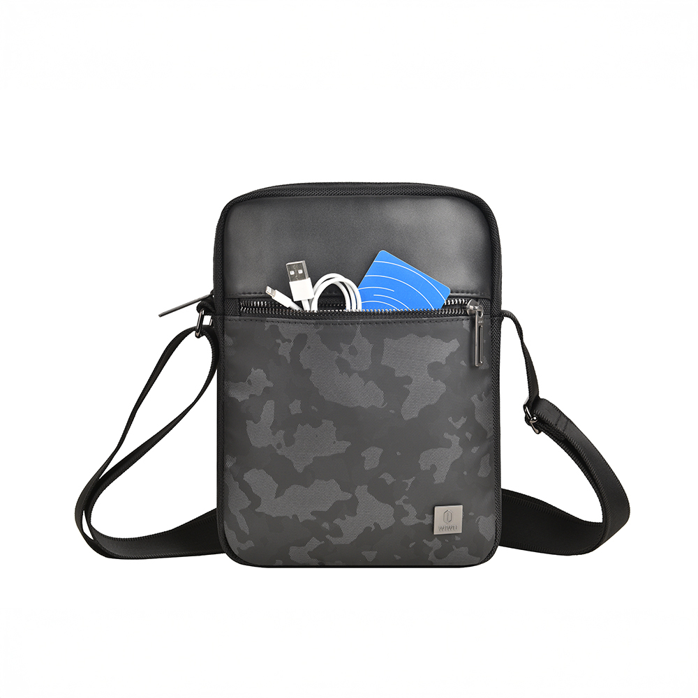 Wiwu Salem Serisi Sling Su Geçirmez Polyester Kumaş Çapraz Askılı Vücut Çantası - 3