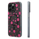 Apple iPhone 15 Pro Uyumlu Kılıf Magsafe Şarj Özellikli Polka Dot Desenli Youngkit Spots Serisi Kapak - 1