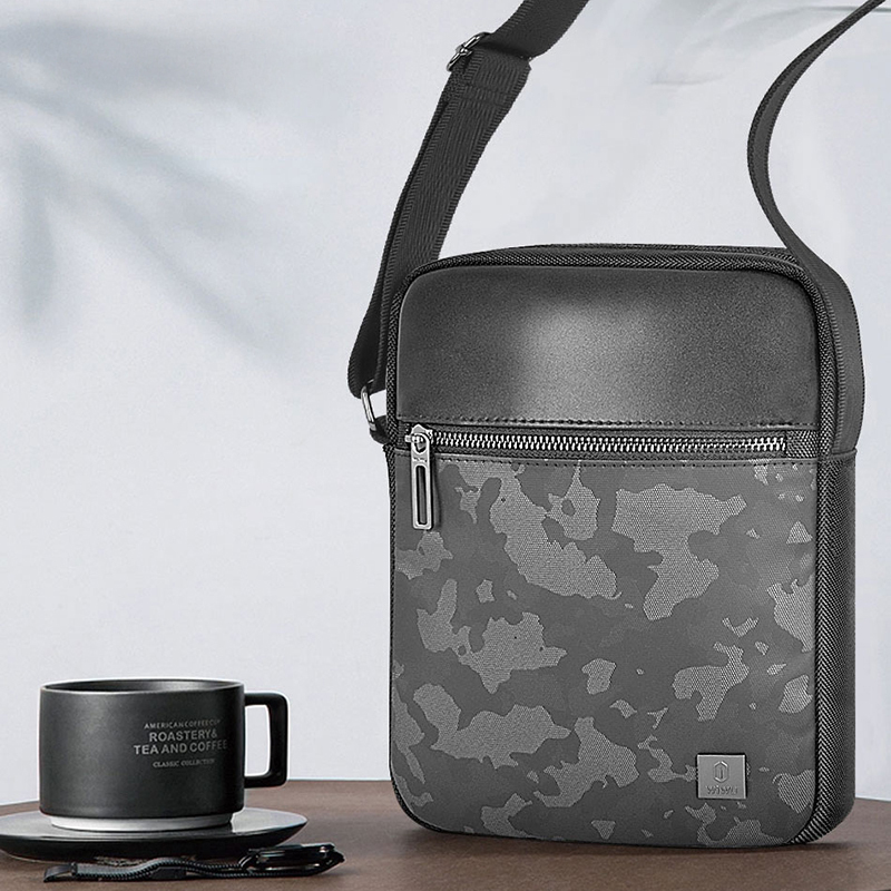 Wiwu Salem Serisi Sling Su Geçirmez Polyester Kumaş Çapraz Askılı Vücut Çantası - 8