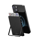 Wiwu MW-007 Warriors Pop-Up Buton Tasarımlı Magnetik Aramid Fiber Metal Standlı Kartlık - 4