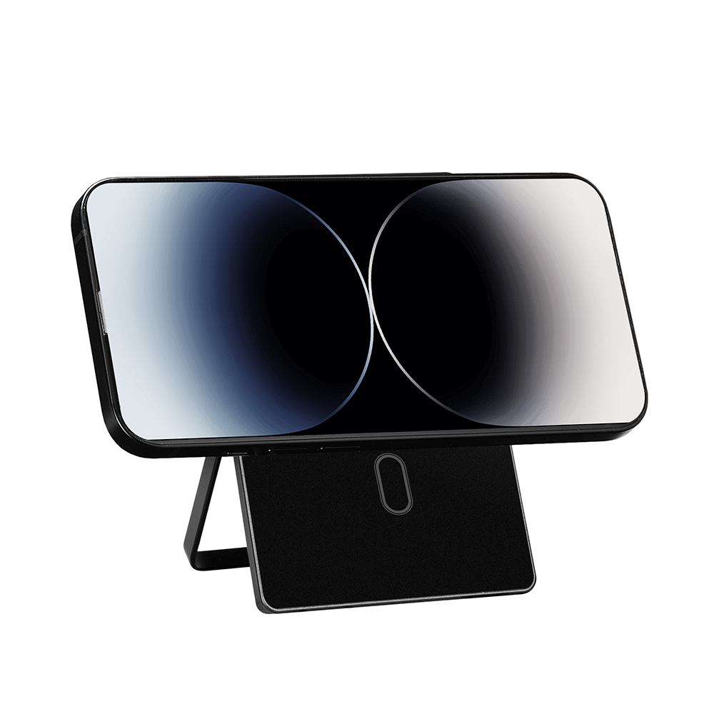 Wiwu MW-007 Warriors Pop-Up Buton Tasarımlı Magnetik Aramid Fiber Metal Standlı Kartlık - 5