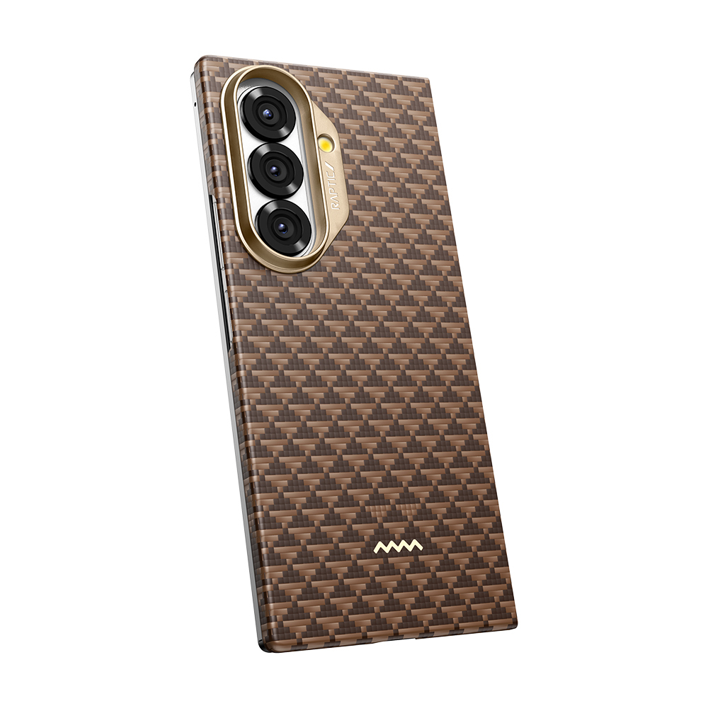 Galaxy Z Fold 7 Kılıf M-safe Şarj Özellikli Raptic Aramid Skin Origin Serisi Kapak - 3