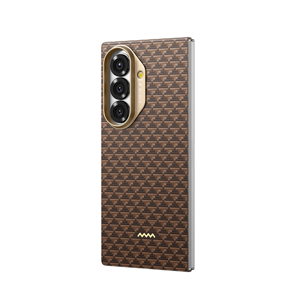 Galaxy Z Fold 7 Kılıf M-safe Şarj Özellikli Raptic Aramid Skin Origin Serisi Kapak - 4