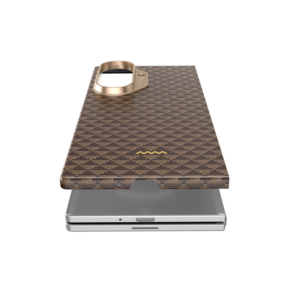 Galaxy Z Fold 7 Kılıf M-safe Şarj Özellikli Raptic Aramid Skin Origin Serisi Kapak - 6