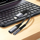 Go Des GD-UC162 3.5mm Jack Girişli Type-C 2in1 Şarj ve Ses Kablosu - 1