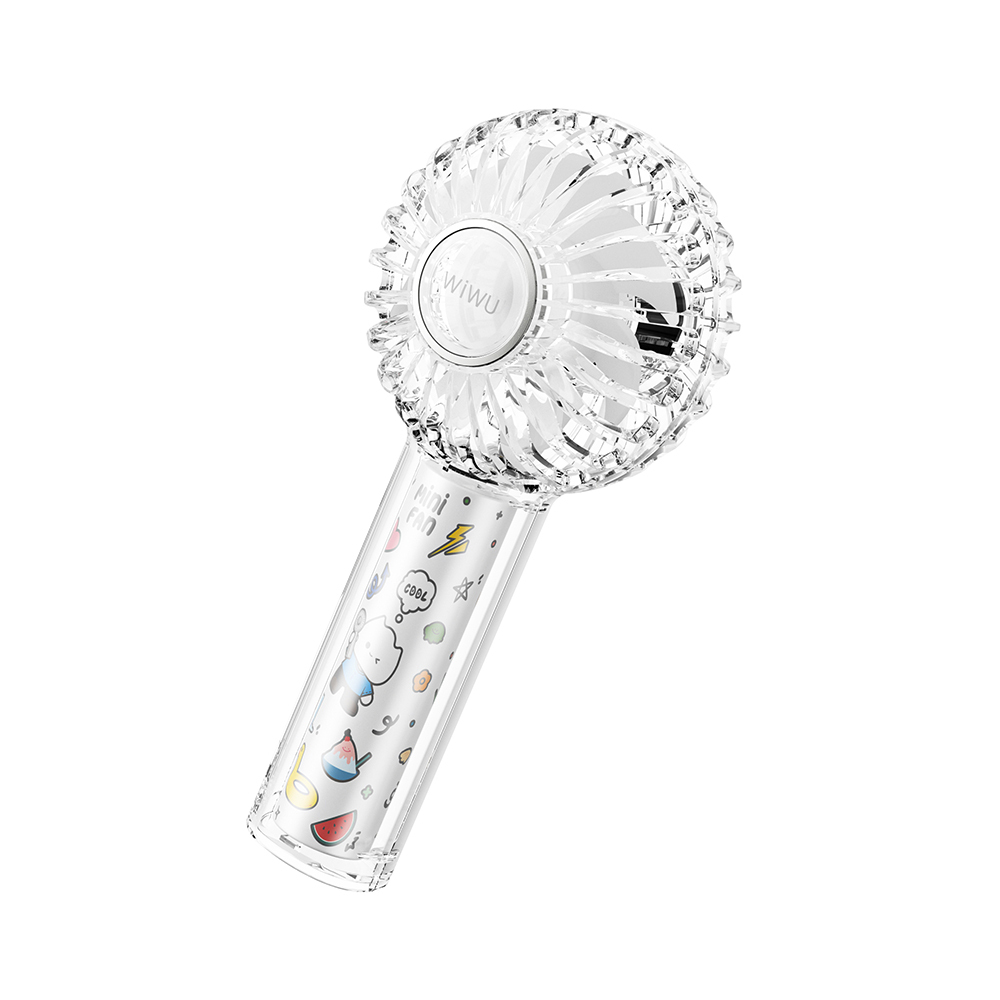 Wiwu Wi-FS012 RGB Işıklı 3 Kademeli Portatif Mini Soğutucu El Fanı - 2