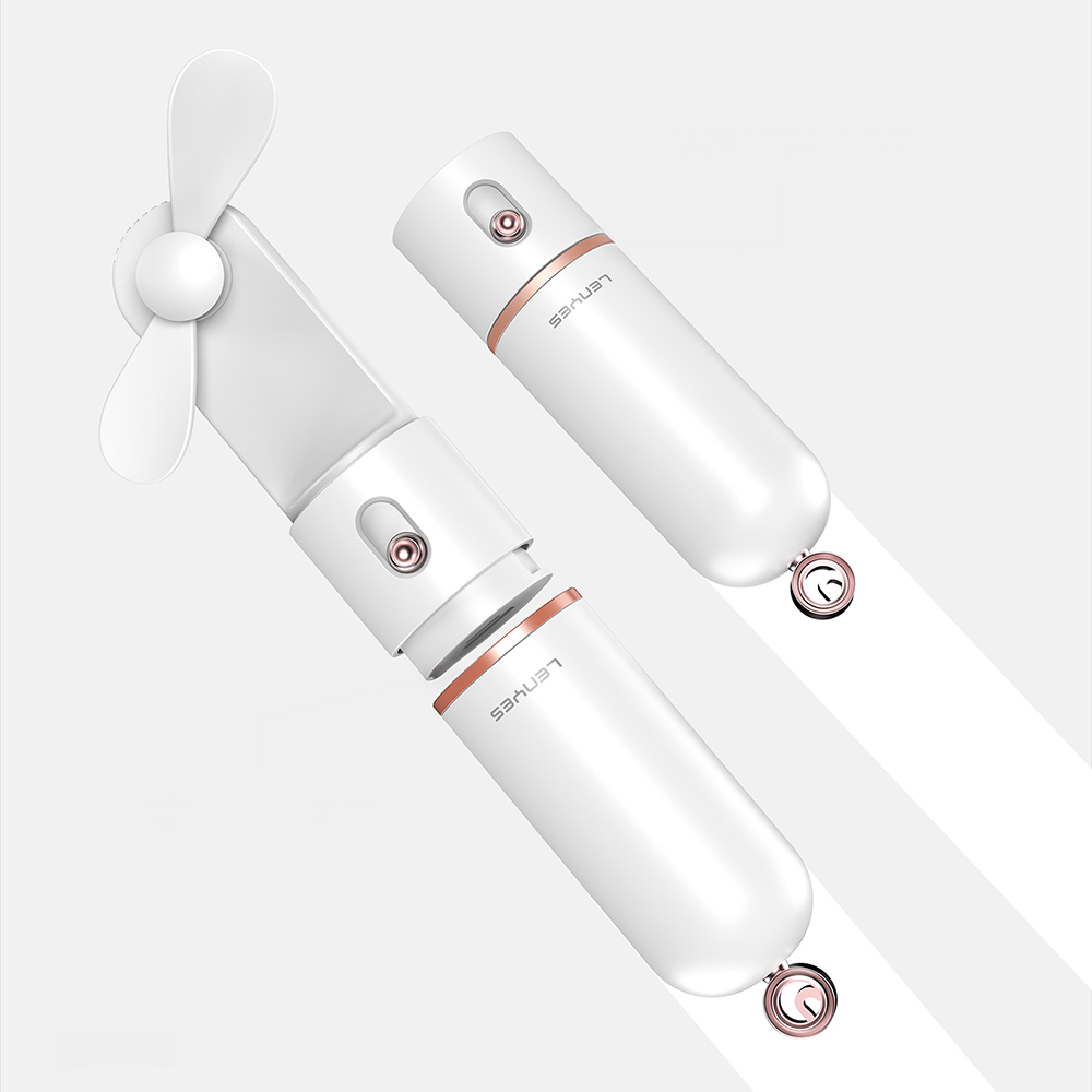 Lenyes LHF12 Powerbank Özellikli 3 Kademeli Portatif Soğutucu El Fanı - 1