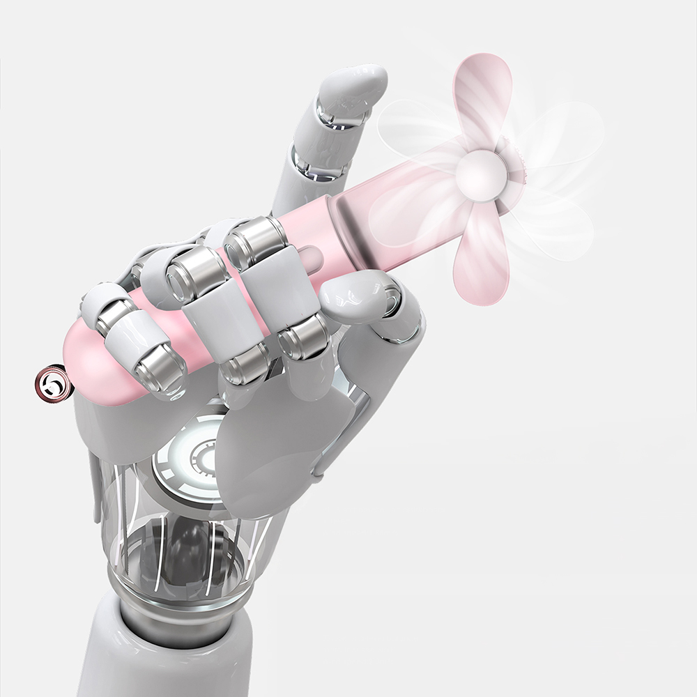 Lenyes LHF12 Powerbank Özellikli 3 Kademeli Portatif Soğutucu El Fanı - 8