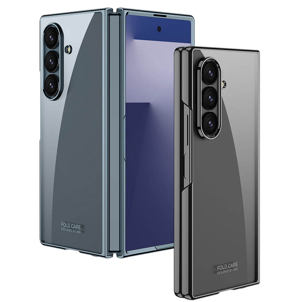 Galaxy Z Fold 7 Kılıf Zore Full Camlı Kıpta Kapak - 1