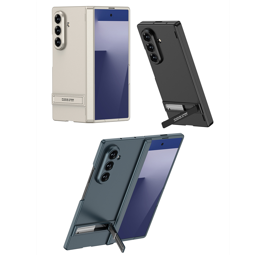 Galaxy Z Fold 7 Kılıf Zore Kıpta Standlı Kapak - 1
