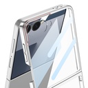 Samsung Galaxy Z Flip Uyumlu 7 M-safe Şarj Özellikli Zore Kıpta KPT-02 Standlı Kapak - 1