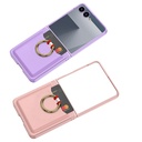 Samsung Galaxy Z Flip Uyumlu 7 Zore Kıpta Yüzüklü Kartlıklı Kapak - 7