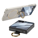 Samsung Galaxy Z Flip Uyumlu 7 Kılıf M-safe Şarj Özellikli Zore Kıpta Yüzüklü Flip Sert Kapak - 3