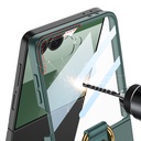 Samsung Galaxy Z Flip Uyumlu 7 Kılıf M-safe Şarj Özellikli Zore Kıpta Yüzüklü Flip Sert Kapak - 6