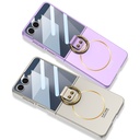 Samsung Galaxy Z Flip Uyumlu 7 Kılıf M-safe Şarj Özellikli Zore Kıpta Yüzüklü Flip Sert Kapak - 8