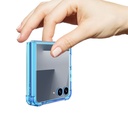 Samsung Galaxy Z Flip Uyumlu 7 Kılıf Zore Full Camlı Kıpta Kapak - 1