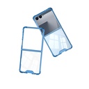 Samsung Galaxy Z Flip Uyumlu 7 Kılıf Zore Full Camlı Kıpta Kapak - 2