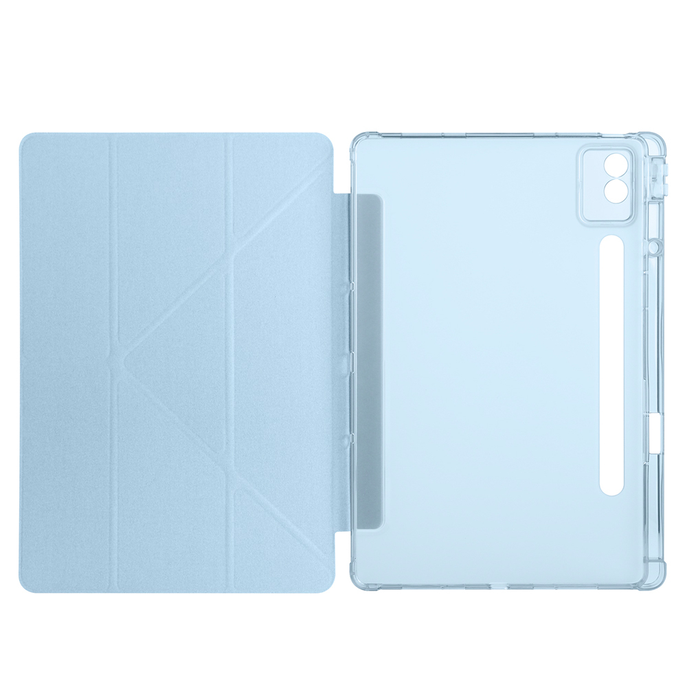 Lenovo Idea Tab Pro 12.7 TB-373FU Kılıf Zore Tri Folding Kalem Bölmeli Standlı Kılıf - 8