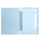 Lenovo Idea Tab Pro 12.7 TB-373FU Kılıf Zore Tri Folding Kalem Bölmeli Standlı Kılıf - 8