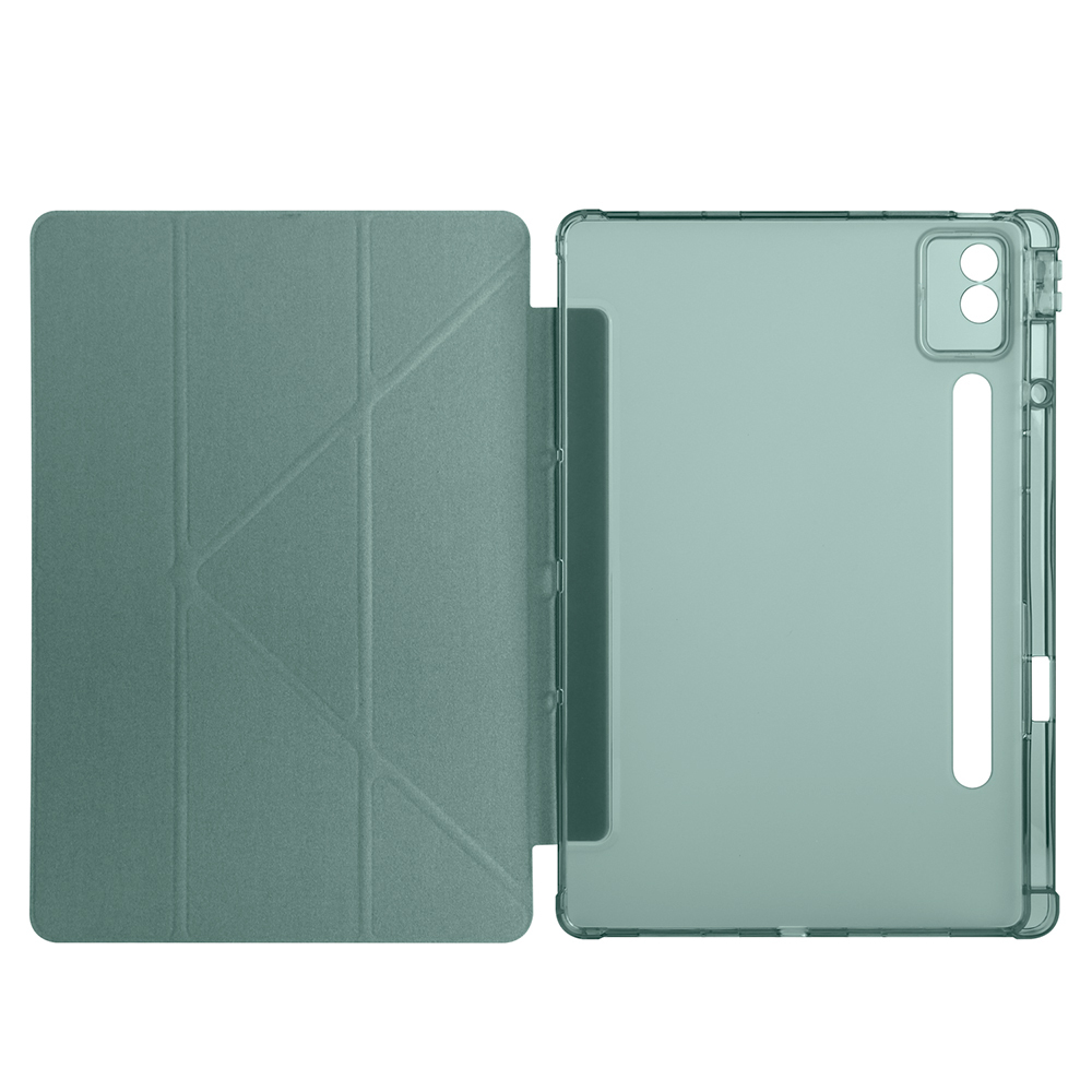 Lenovo Idea Tab Pro 12.7 TB-373FU Kılıf Zore Tri Folding Kalem Bölmeli Standlı Kılıf - 11