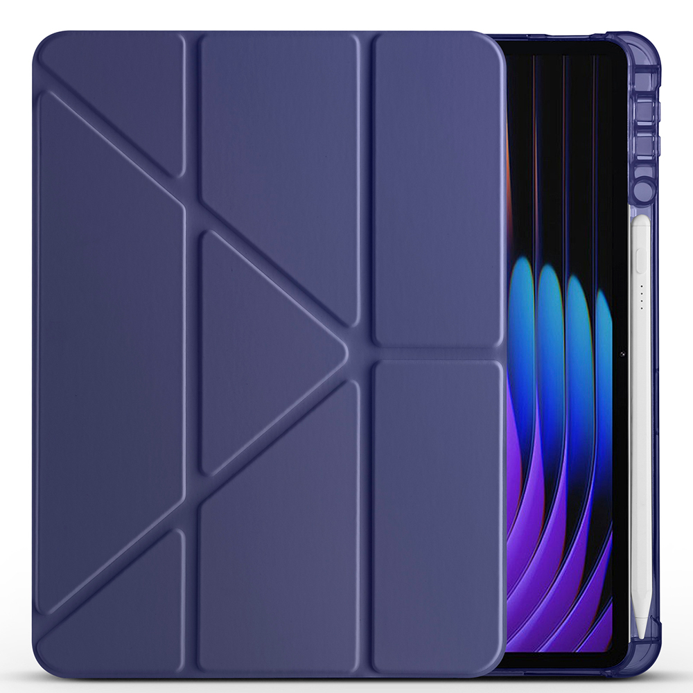 Xiaomi Pad 7 Kılıf Zore Tri Folding Kalem Bölmeli Standlı Kılıf - 1