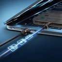 Recci RS42CL Lamp Display Serisi Type-C to Lightning PD 30W Hızlı Şarj Özellikli Data ve Şarj Kablosu 1.5M - 5