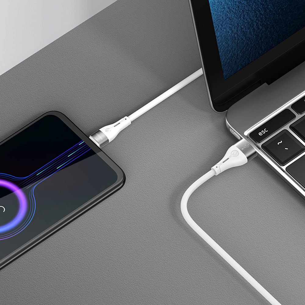 Recci RS11M Swift Serisi USB-A to Micro 2.4A Hızlı Şarj Özellikli Data ve Şarj Kablosu 1M - 1