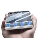 Samsung Galaxy Z Flip Uyumlu 7 Kılıf Zore Kıpta Standlı Kapak - 6