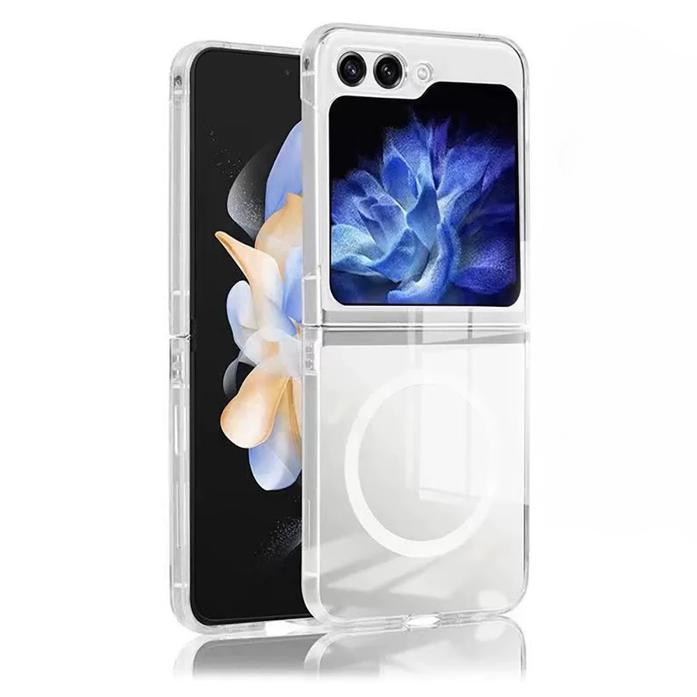 Samsung Galaxy Z Flip 6 Uyumlu Kılıf Kamera Korumalı M-safe Sert PC Zore Porto Kapak - 2