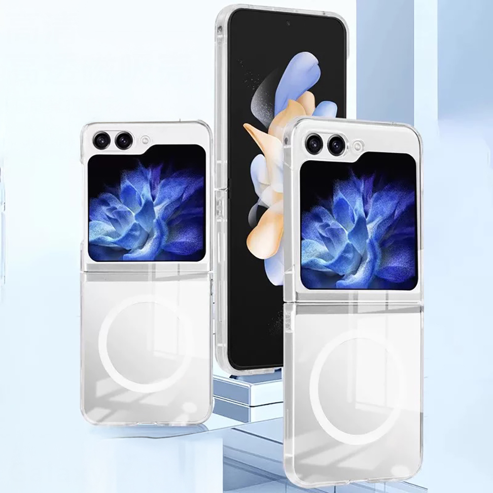 Samsung Galaxy Z Flip 6 Uyumlu Kılıf Kamera Korumalı M-safe Sert PC Zore Porto Kapak - 3