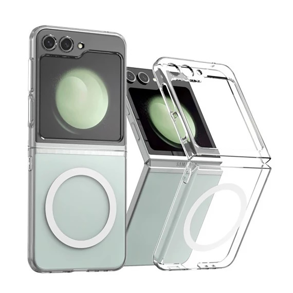 Samsung Galaxy Z Flip 6 Uyumlu Kılıf Kamera Korumalı M-safe Sert PC Zore Porto Kapak - 4