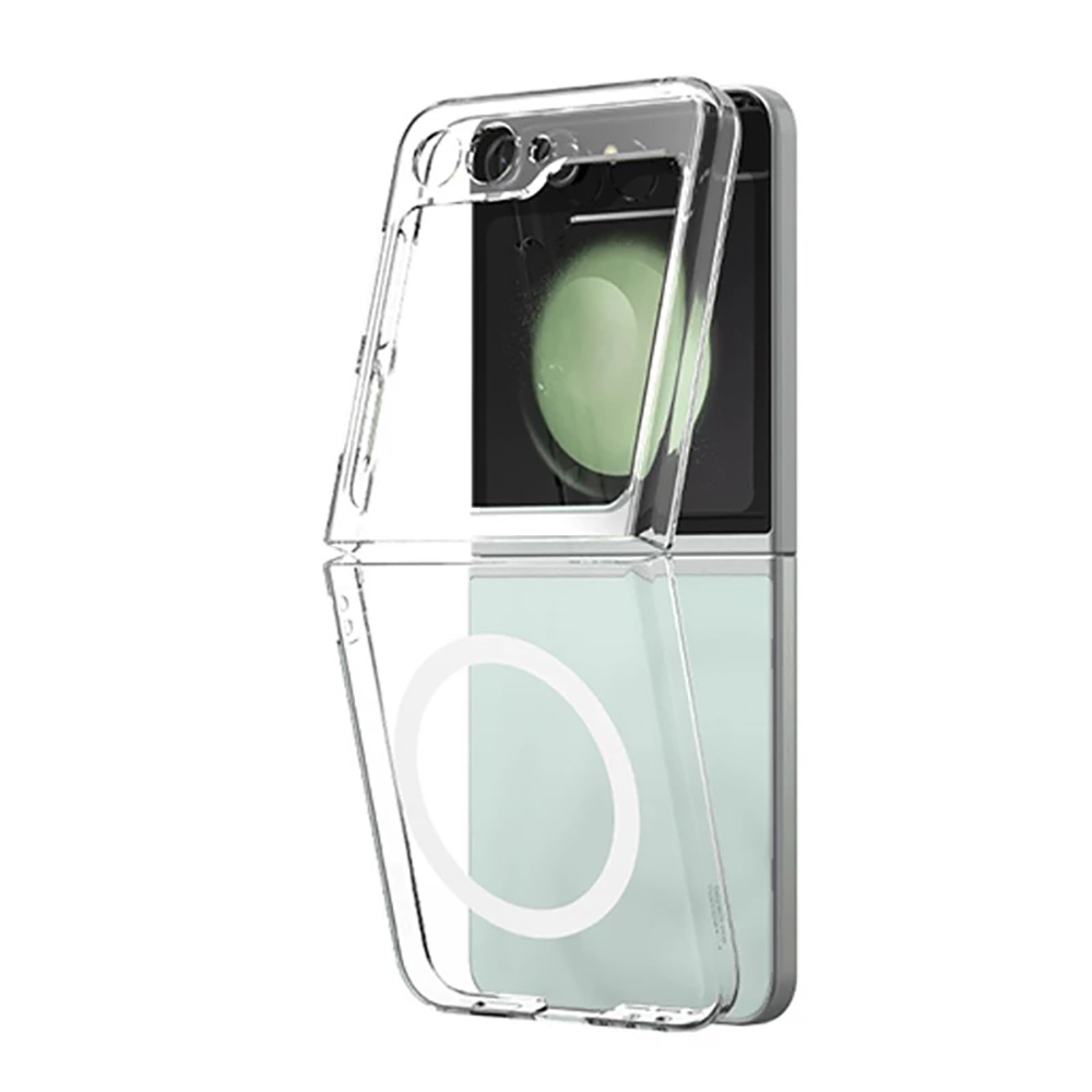 Samsung Galaxy Z Flip 6 Uyumlu Kılıf Kamera Korumalı M-safe Sert PC Zore Porto Kapak - 5