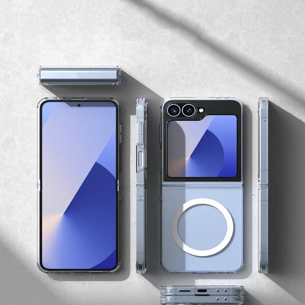 Samsung Galaxy Z Flip 6 Uyumlu Kılıf Kamera Korumalı M-safe Sert PC Zore Porto Kapak - 7