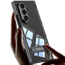 Galaxy Z Fold 7 Kılıf Kamera Korumalı Şeffaf Tasarımlı Zore Lego Standlı Kapak - 1