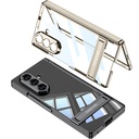 Galaxy Z Fold 7 Kılıf Kamera Korumalı Şeffaf Tasarımlı Zore Lego Standlı Kapak - 6