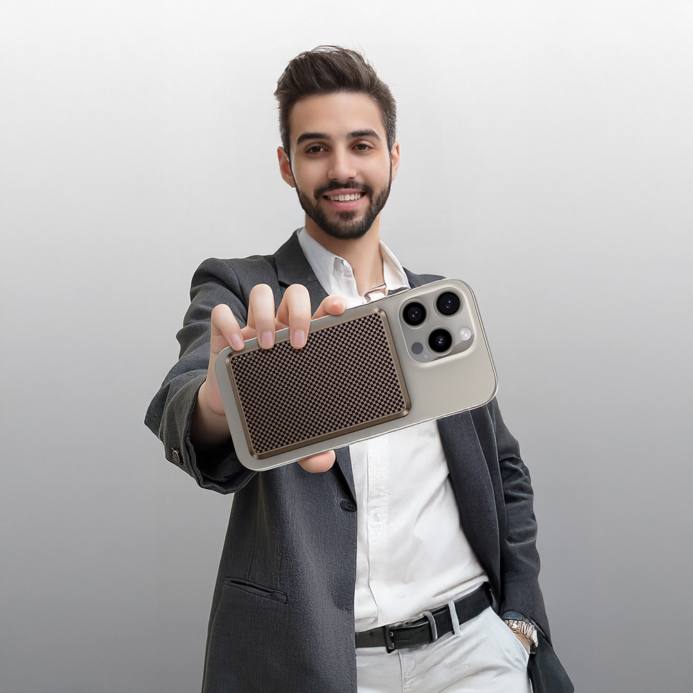 Benks MP15 ArmorGo M-safe Şarj Özellikli Ultra İnce ArmorTint Serisi Aramid Fiber Powerbank 15W 5000mAh - 3