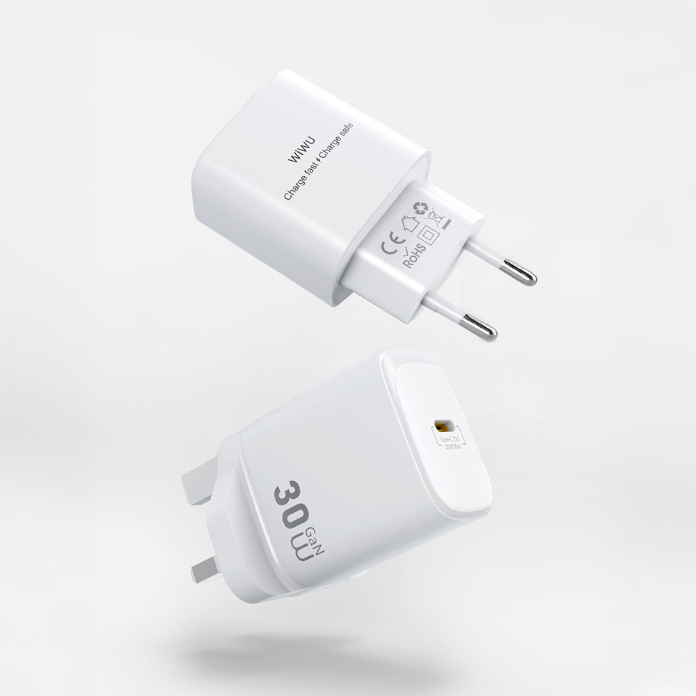 Wiwu Wi-G008 Essen Serisi GaN Tech PD Hızlı Şarj Özellikli Şarj Başlığı 30W - 5