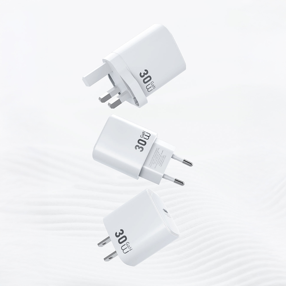 Wiwu Wi-G008 Essen Serisi GaN Tech PD Hızlı Şarj Özellikli Şarj Başlığı 30W - 6