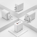 Wiwu Wi-G005 Essen Serisi GaN Tech PD Hızlı Şarj Özellikli Şarj Başlığı 65W - 9