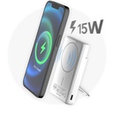 Lenyes PW0006D PD 20W Hızlı Şarj Özellikli Kartlıklı Standlı Wireless Powerbank 15W 5000mAh - 4