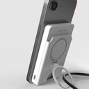 Lenyes PW0006D PD 20W Hızlı Şarj Özellikli Kartlıklı Standlı Wireless Powerbank 15W 5000mAh - 5