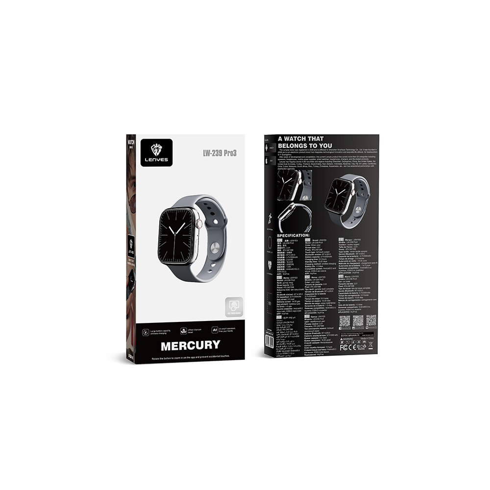 Lenyes LW-239 Pro3 iOS ve Android Uyumlu Akıllı Saat - 7