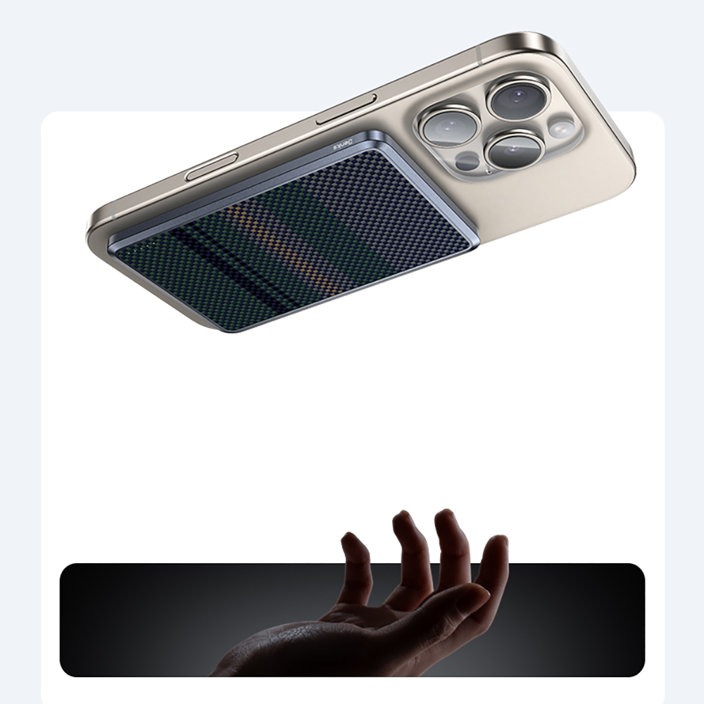 Benks MP16 ArmorGo M-safe Şarj Özellikli Ultra İnce Aurora Serisi Aramid Fiber Powerbank 15W 10000mAh - 1